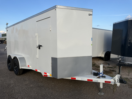 New 2026 Delco Trailers 7x16ft Heavy Duty Cargo / Enclosed Trailer