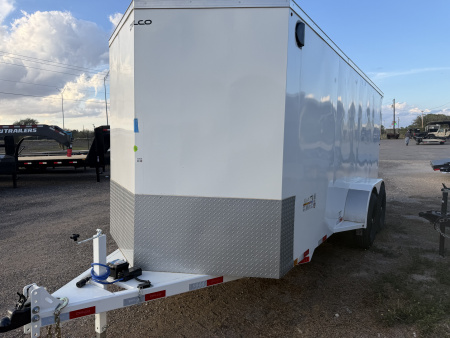 New 2026 Delco Trailers 7x16ft Heavy Duty Cargo / Enclosed Trailer
