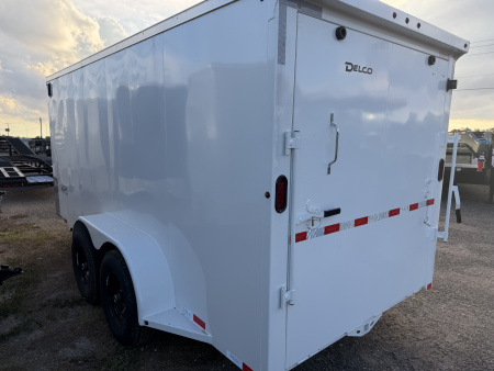New 2026 Delco Trailers 7x16ft Heavy Duty Cargo / Enclosed Trailer