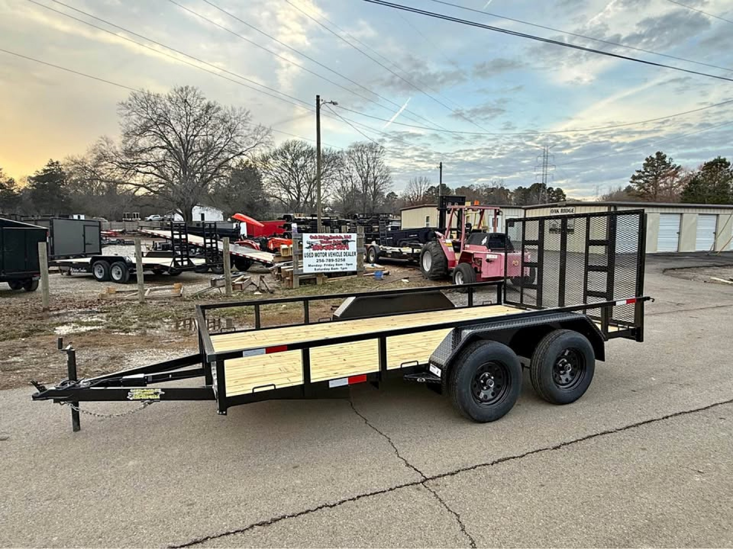 New 2026 Oak Ridge 7x14TA Utility Trailer