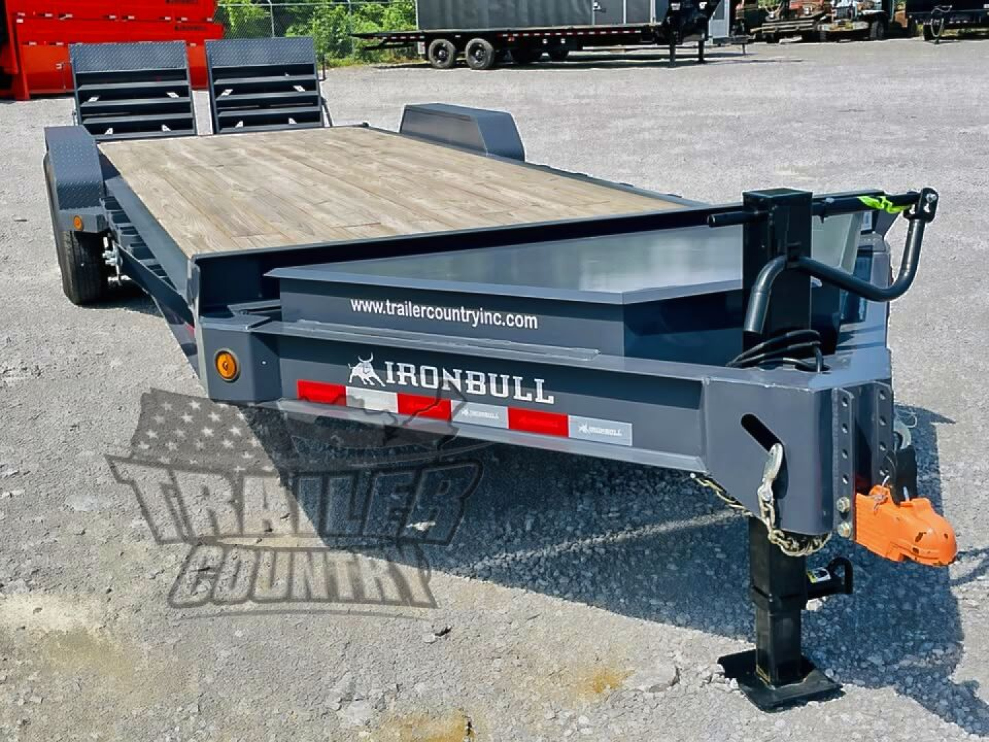 New 2026 New Iron Bull 83"x24' 14k GVWR With Rampage Ramps