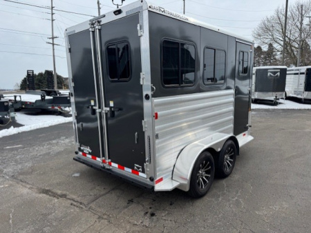 New 2026 Bar-M Trailers ES-20-SL Horse Trailer