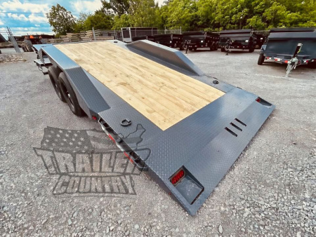 New 2026 102x22 Partial Tilt With Drive Over Fenders