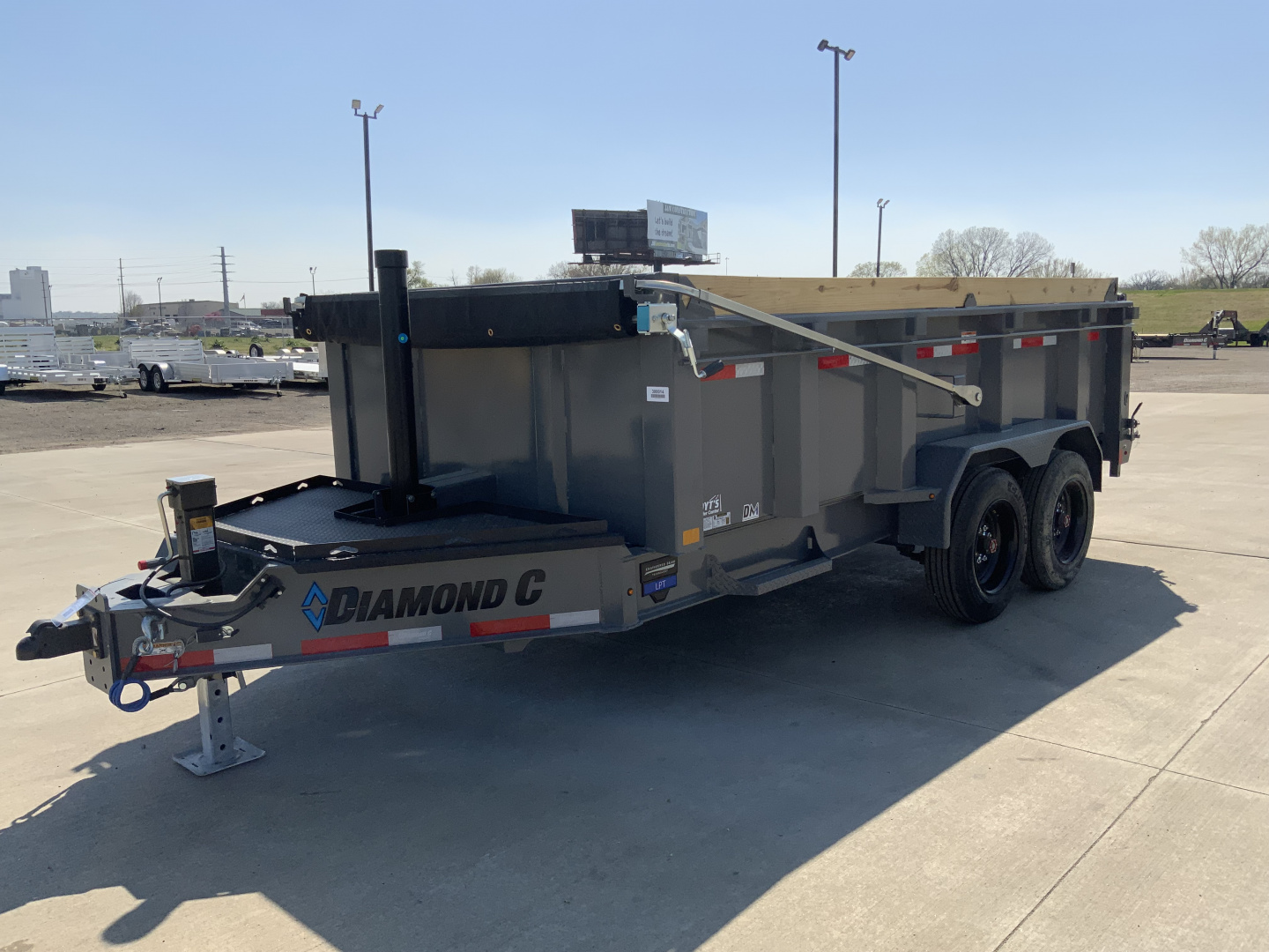 New 2025 Diamond C LPT 208 14 X 81 Dump Trailer