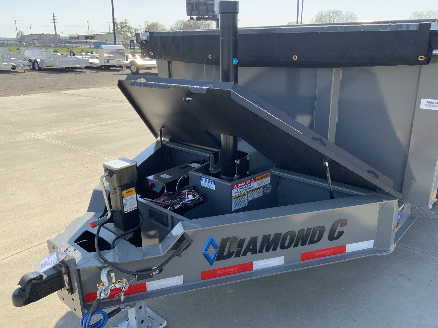 New 2025 Diamond C LPT 208 14 X 81 Dump Trailer