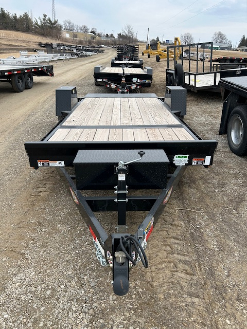 New 2025 H&H Trailers 78X12+4 HD SPLIT DECK GRAVITY TILT 7.8K GVWR Equipment Trailer