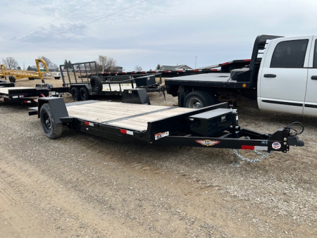 New 2025 H&H Trailers 78X12+4 HD SPLIT DECK GRAVITY TILT 7.8K GVWR Equipment Trailer