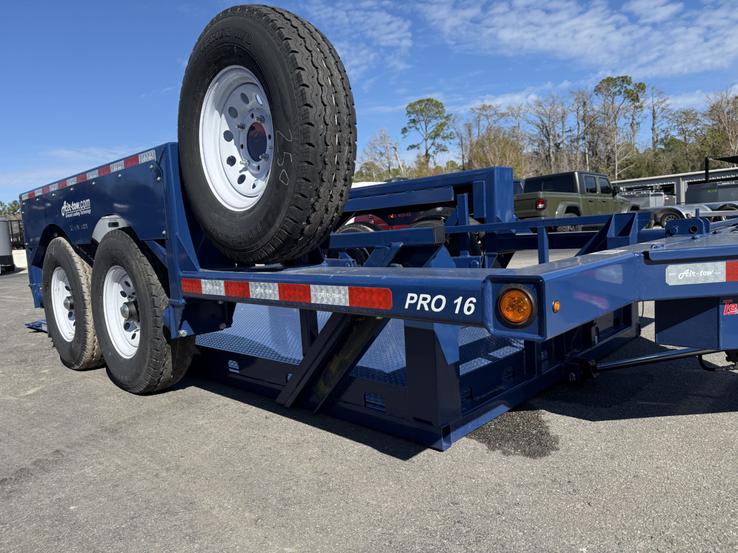 New PRO 16 AIR TOW 6'3" X 16' DROP DECK / EQUIPMENT TRAILER