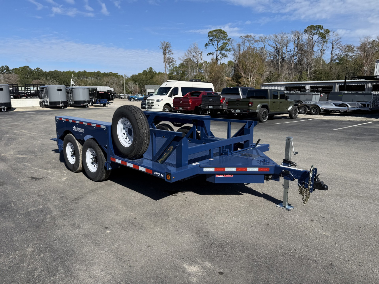 New PRO 16 AIR TOW 6'3" X 16' DROP DECK / EQUIPMENT TRAILER