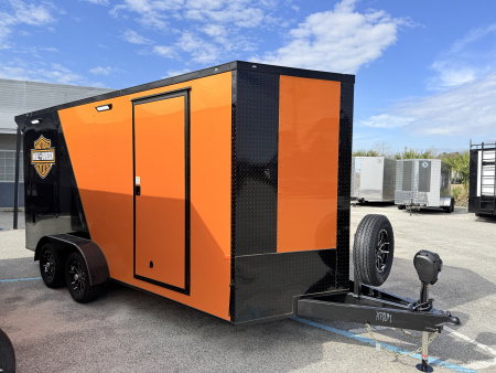 New 2026 Rock Solid Cargo 7x16 Motorcycle Trailer