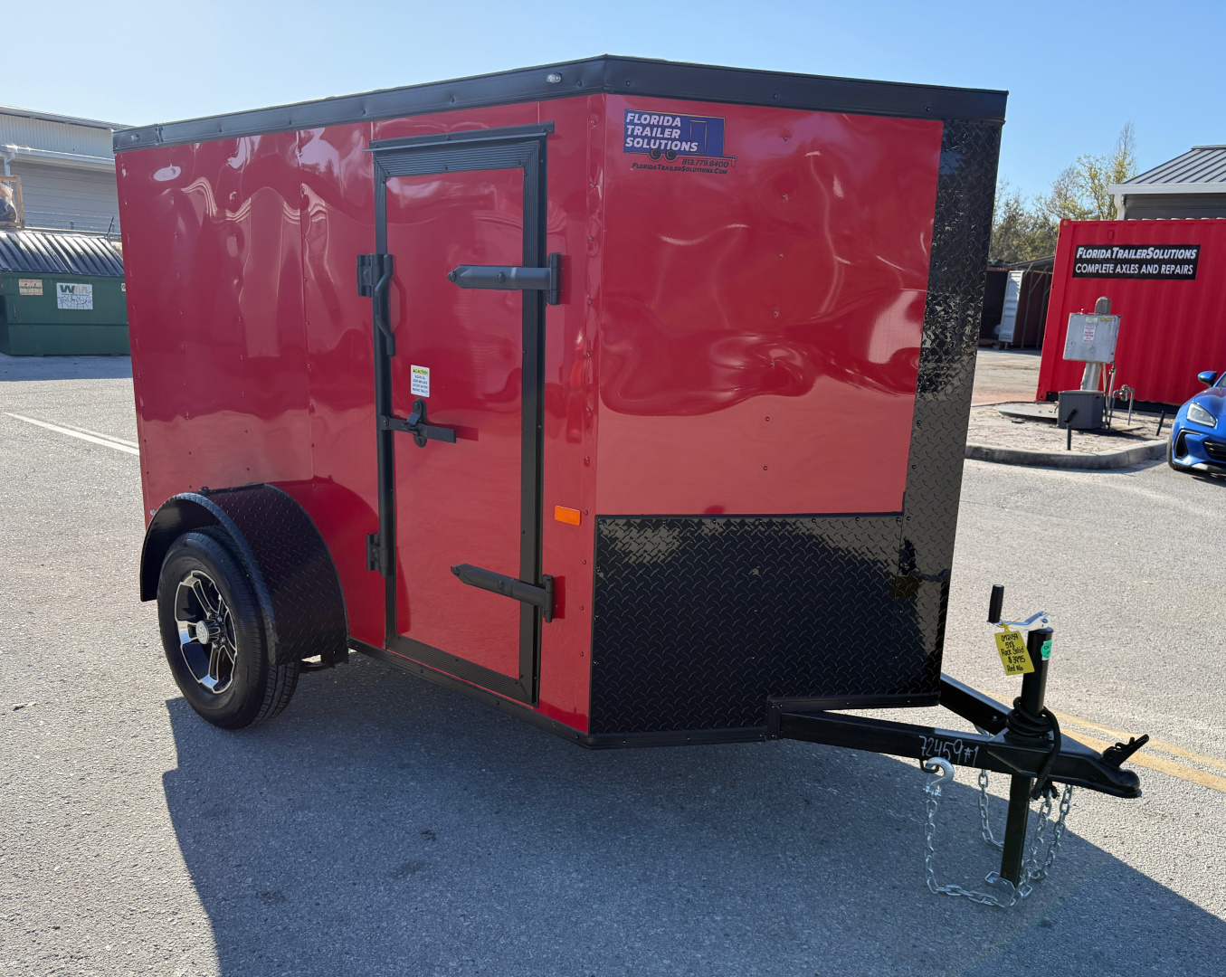 New 2026 Rock Solid Cargo 5x8 3K Rear Ramp Door Cargo / Enclosed Trailer