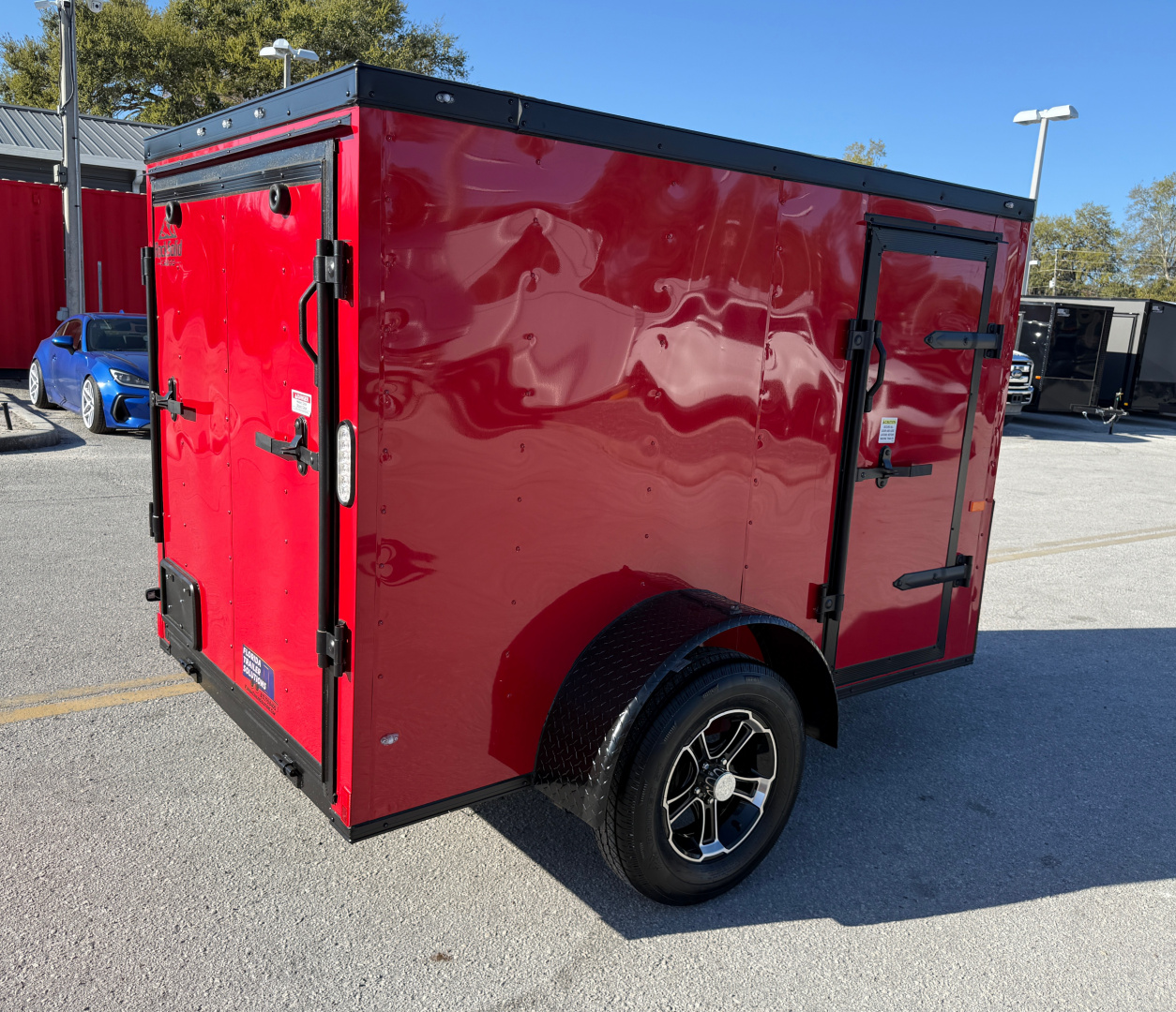 New 2026 Rock Solid Cargo 5x8 3K Rear Ramp Door Cargo / Enclosed Trailer