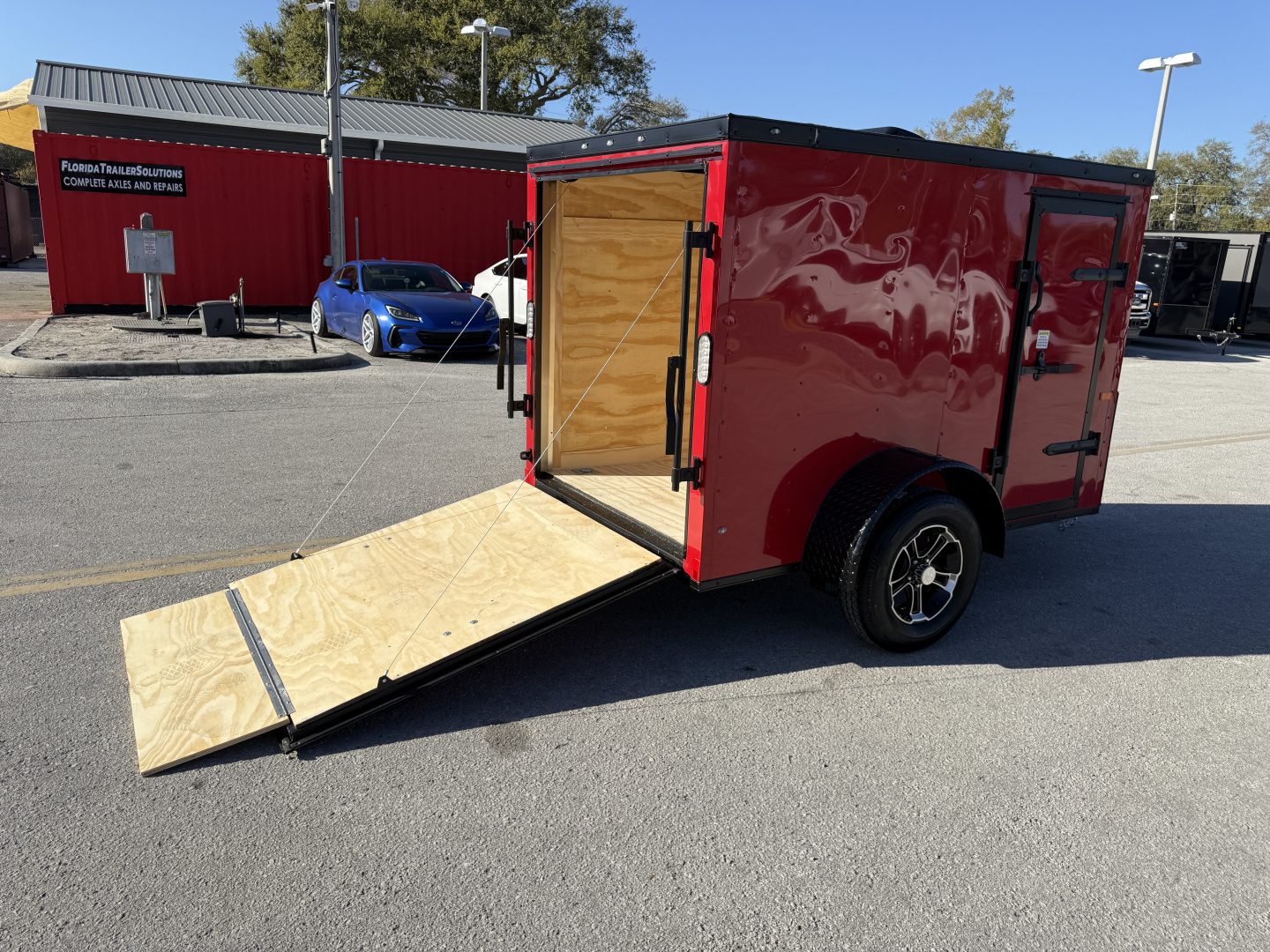 New 2026 Rock Solid Cargo 5x8 3K Rear Ramp Door Cargo / Enclosed Trailer