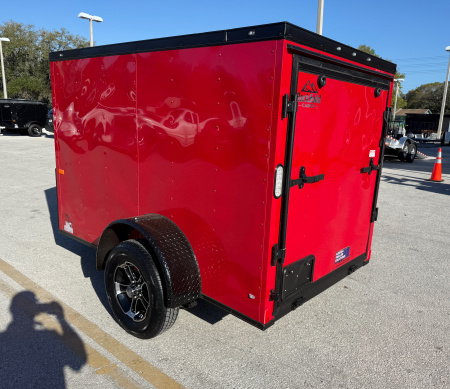 New 2026 Rock Solid Cargo 5x8 3K Rear Ramp Door Cargo / Enclosed Trailer