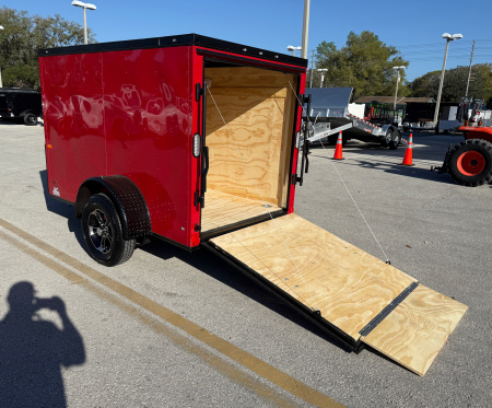 New 2026 Rock Solid Cargo 5x8 3K Rear Ramp Door Cargo / Enclosed Trailer