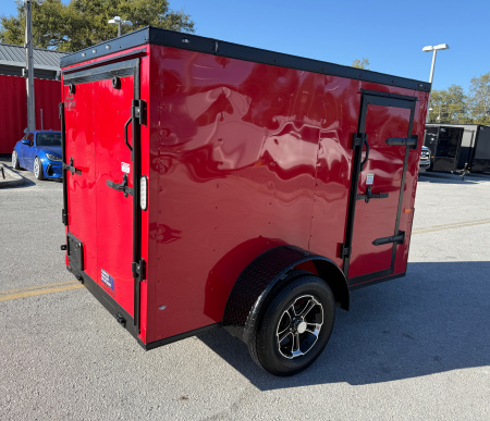 New 2026 Rock Solid Cargo 5x8 3K Rear Ramp Door Cargo / Enclosed Trailer