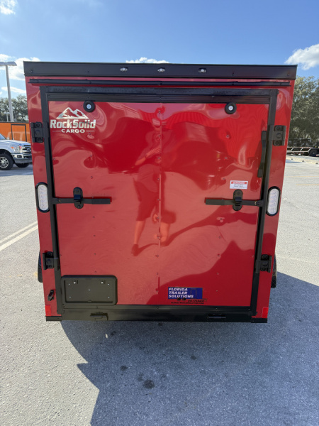New 2026 Rock Solid Cargo 5x8 3K Rear Ramp Door Cargo / Enclosed Trailer