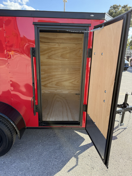 New 2026 Rock Solid Cargo 5x8 3K Rear Ramp Door Cargo / Enclosed Trailer