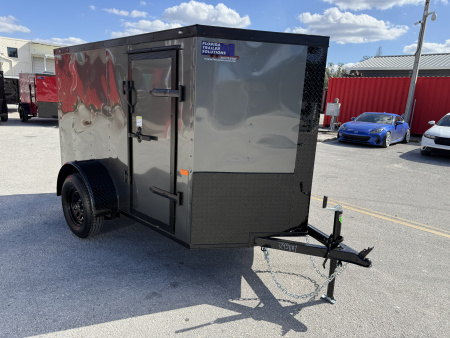 New 2026 Rock Solid Cargo 5x8 3K Rear Ramp Door Cargo / Enclosed Trailer