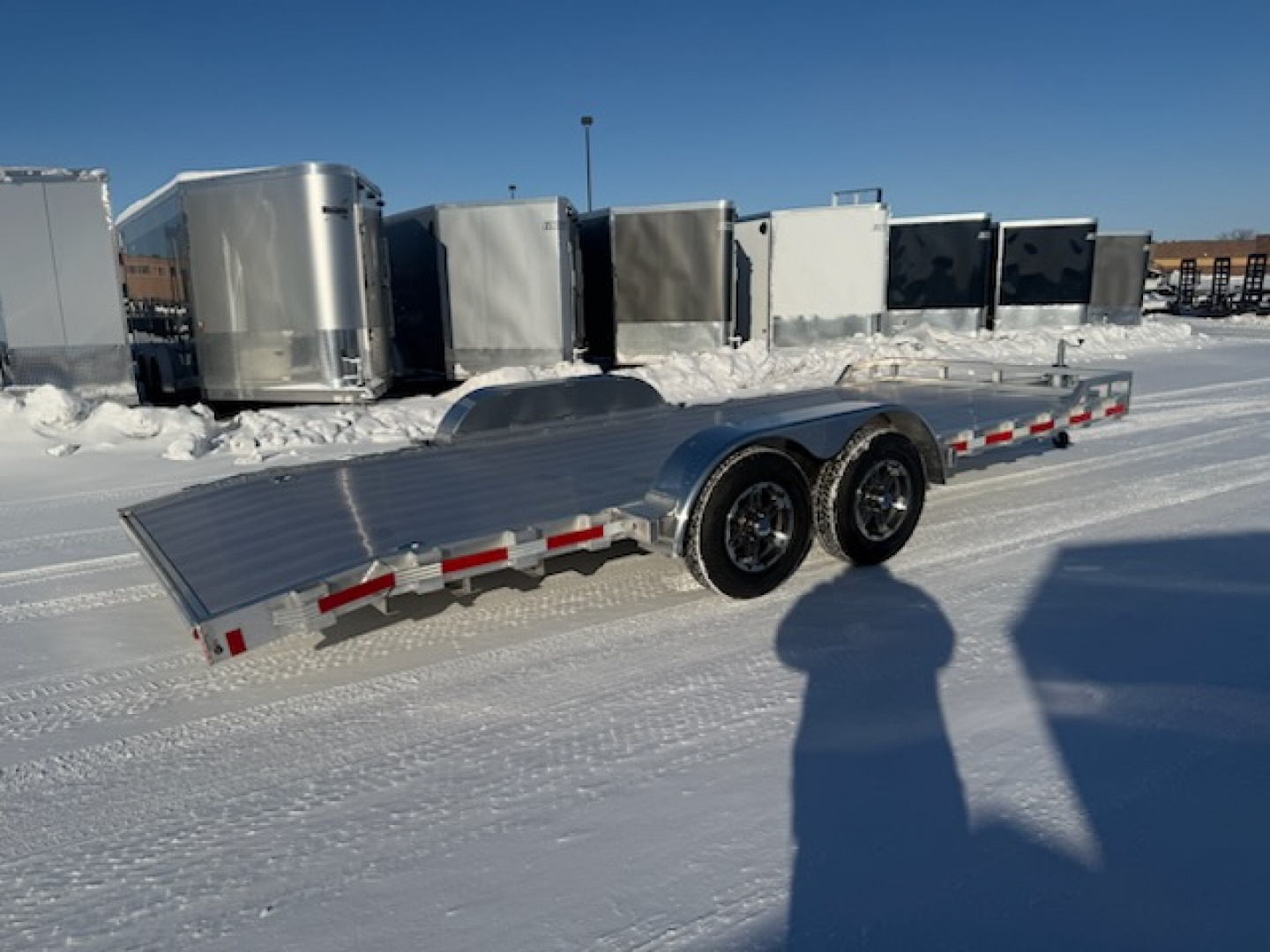 New 2026 Mission MOCH8X20AL-10K Car Hauler Equipment Trailer