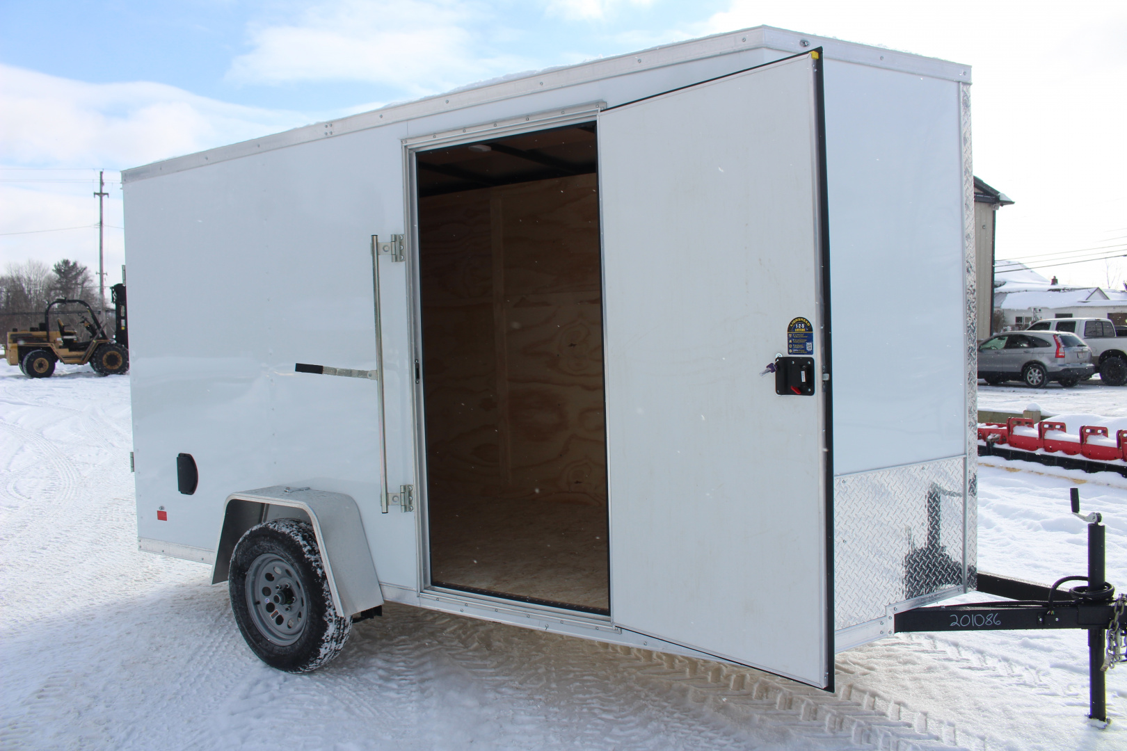 New 2026 Darkhorse Cargo 6' x 12' Enclosed Trailer - Rear Ramp Door - 6.5' Interior Height - 2990# GVW
