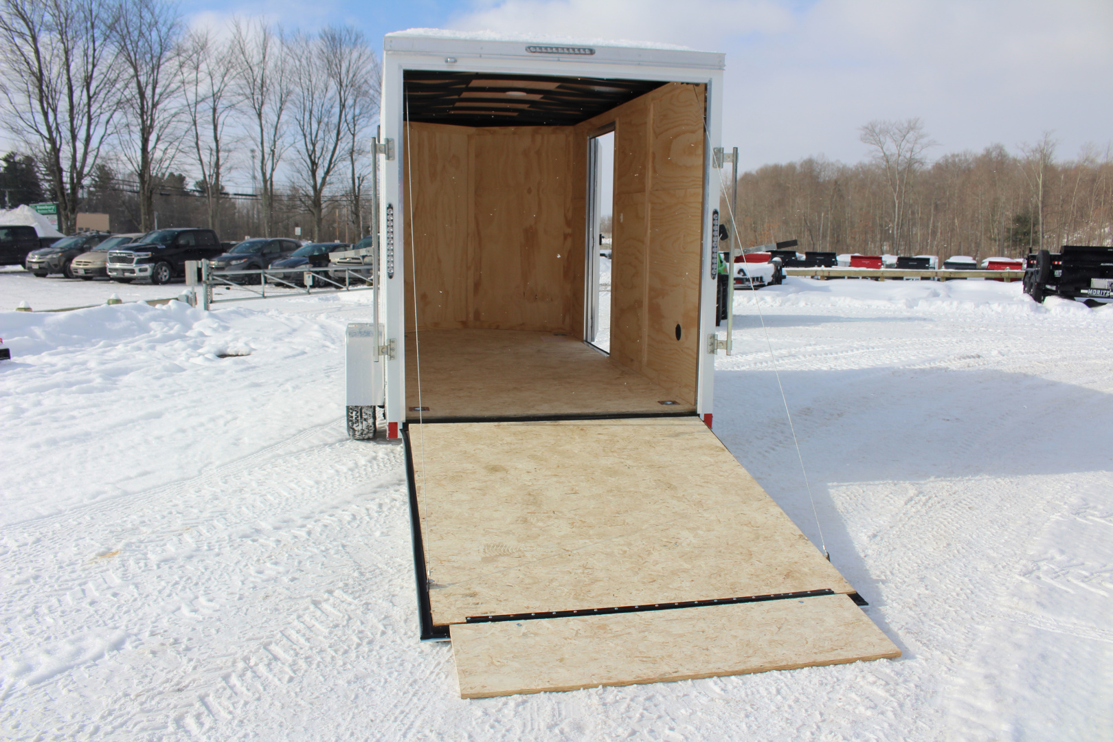 New 2026 Darkhorse Cargo 6' x 12' Enclosed Trailer - Rear Ramp Door - 6.5' Interior Height - 2990# GVW