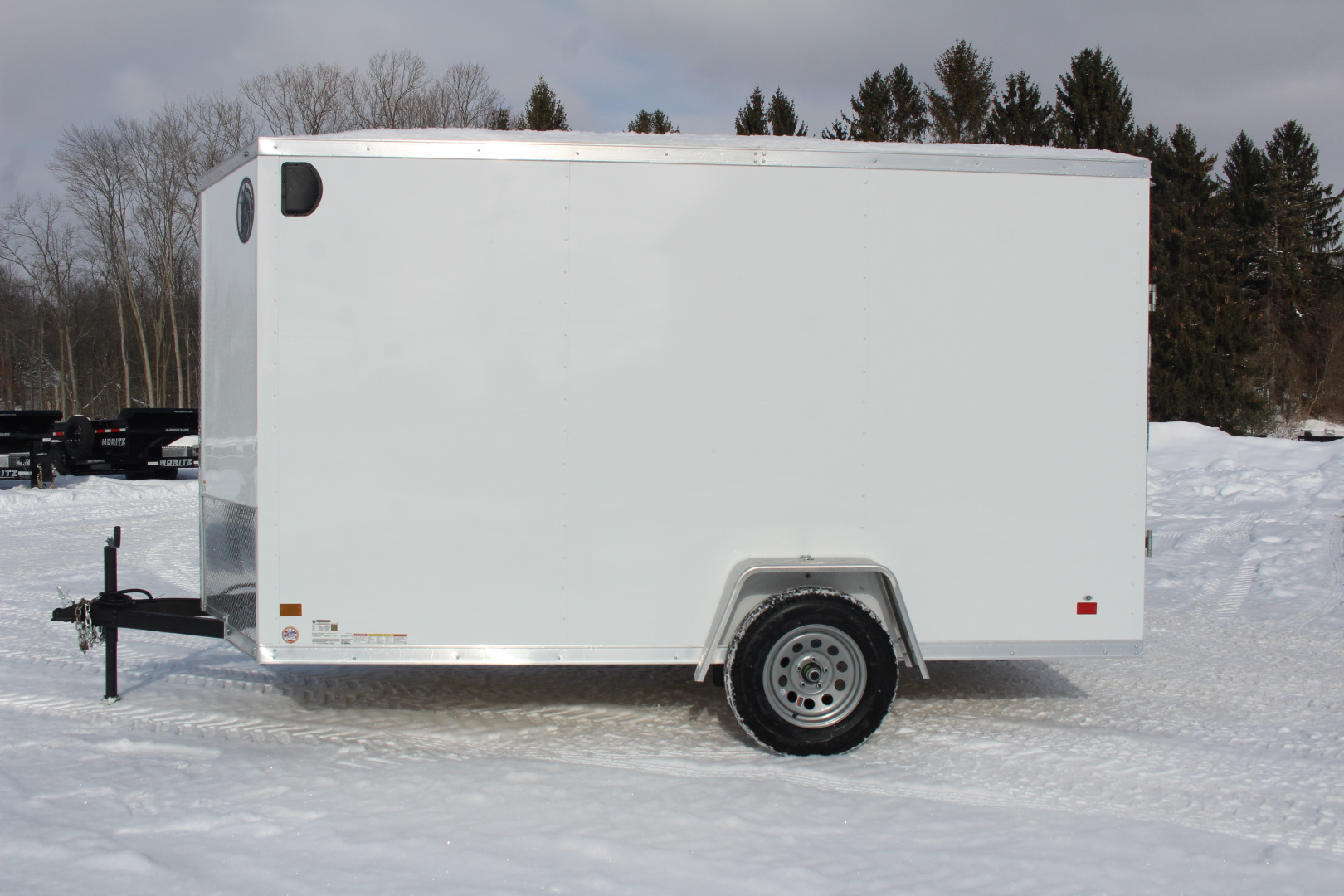 New 2026 Darkhorse Cargo 6' x 12' Enclosed Trailer - Rear Ramp Door - 6.5' Interior Height - 2990# GVW