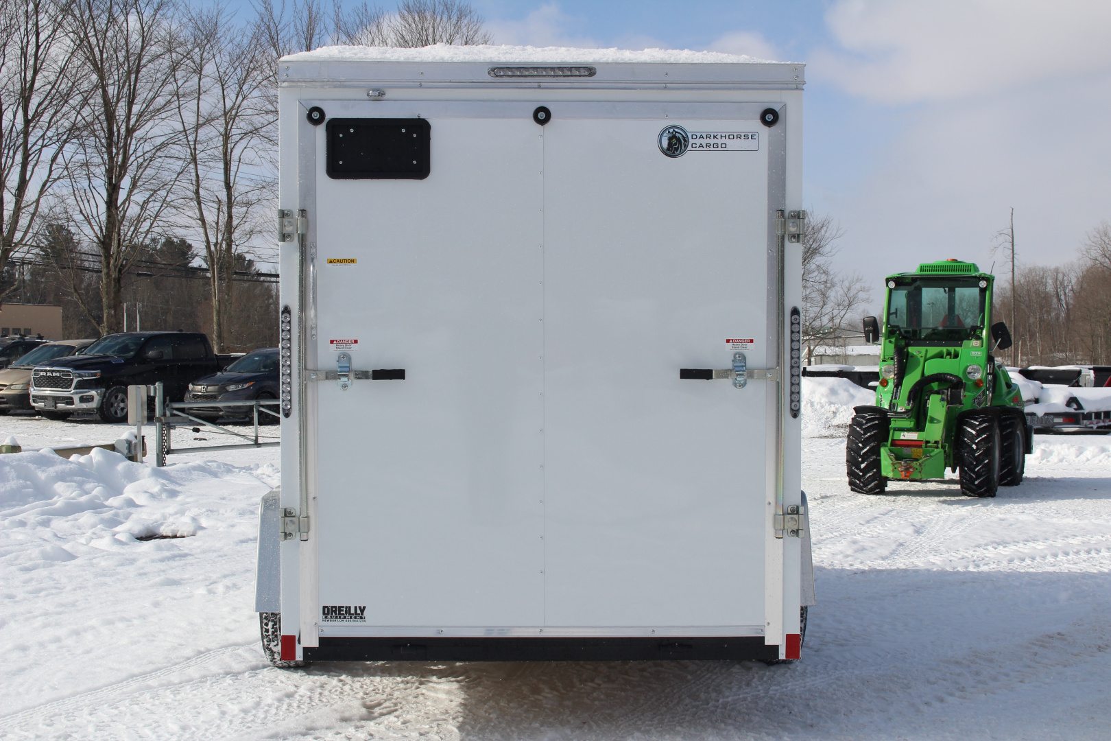 New 2026 Darkhorse Cargo 6' x 12' Enclosed Trailer - Rear Ramp Door - 6.5' Interior Height - 2990# GVW