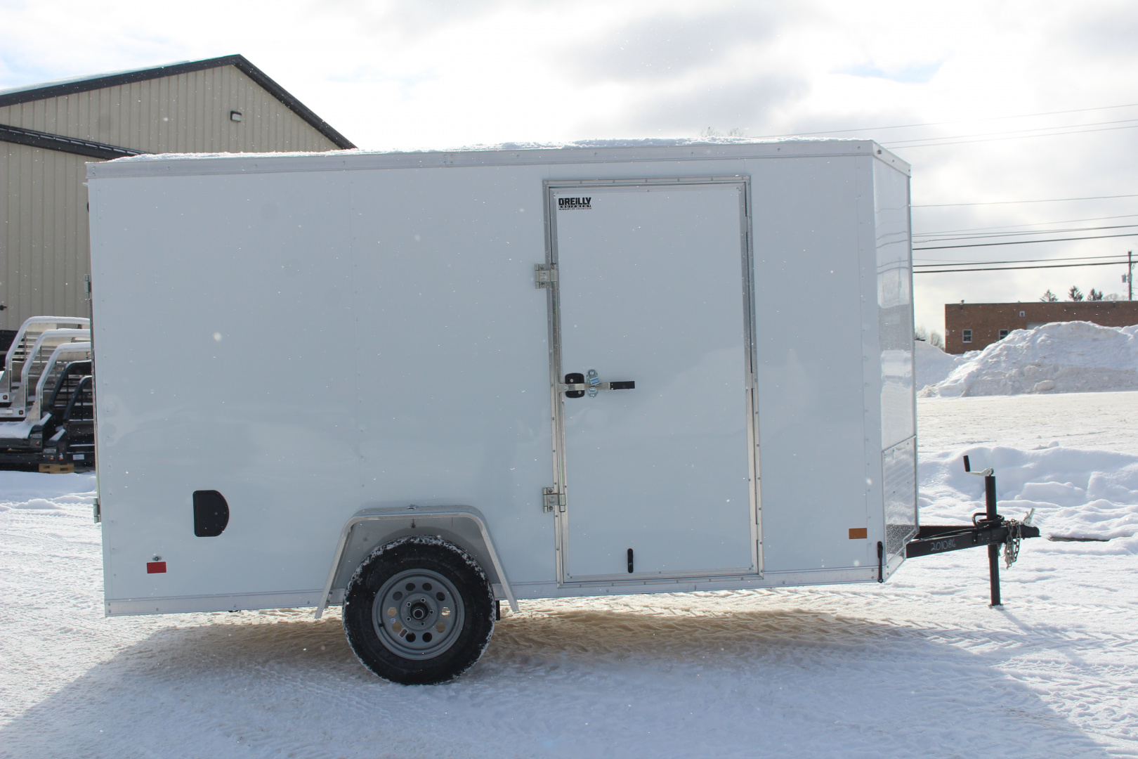 New 2026 Darkhorse Cargo 6' x 12' Enclosed Trailer - Rear Ramp Door - 6.5' Interior Height - 2990# GVW