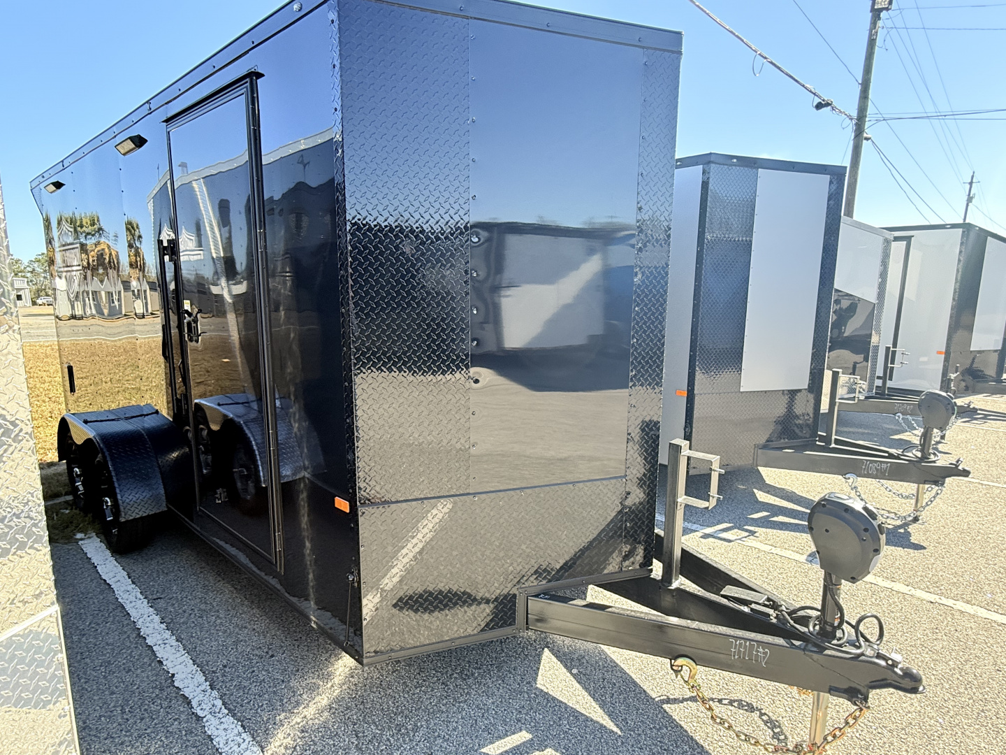 New 2026 Rock Solid Cargo 7x16 Motorcycle Trailer