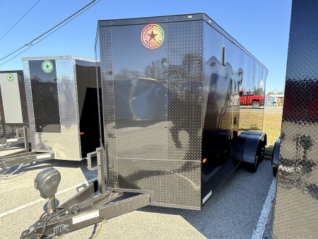 New 2026 Rock Solid Cargo 7x16 Motorcycle Trailer