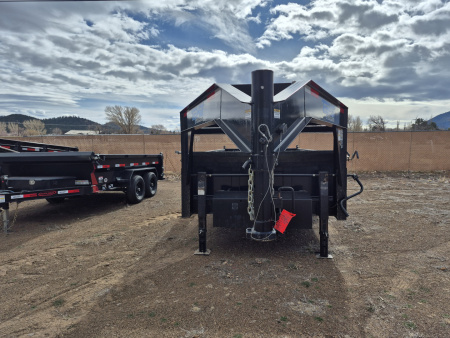 Used 2021 Top Hat USED AS IS Gooseneck Tandem Axle Dump/14,000 GVWR/83"X16'