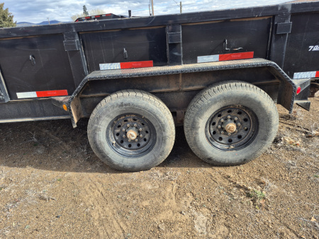 Used 2021 Top Hat USED AS IS Gooseneck Tandem Axle Dump/14,000 GVWR/83"X16'