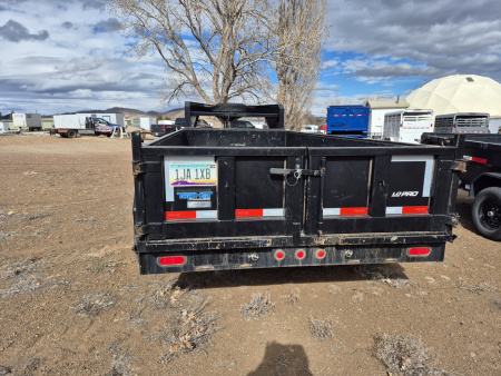 Used 2021 Top Hat USED AS IS Gooseneck Tandem Axle Dump/14,000 GVWR/83"X16'