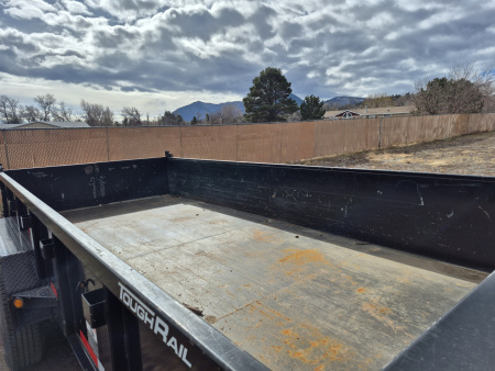 Used 2021 Top Hat USED AS IS Gooseneck Tandem Axle Dump/14,000 GVWR/83"X16'