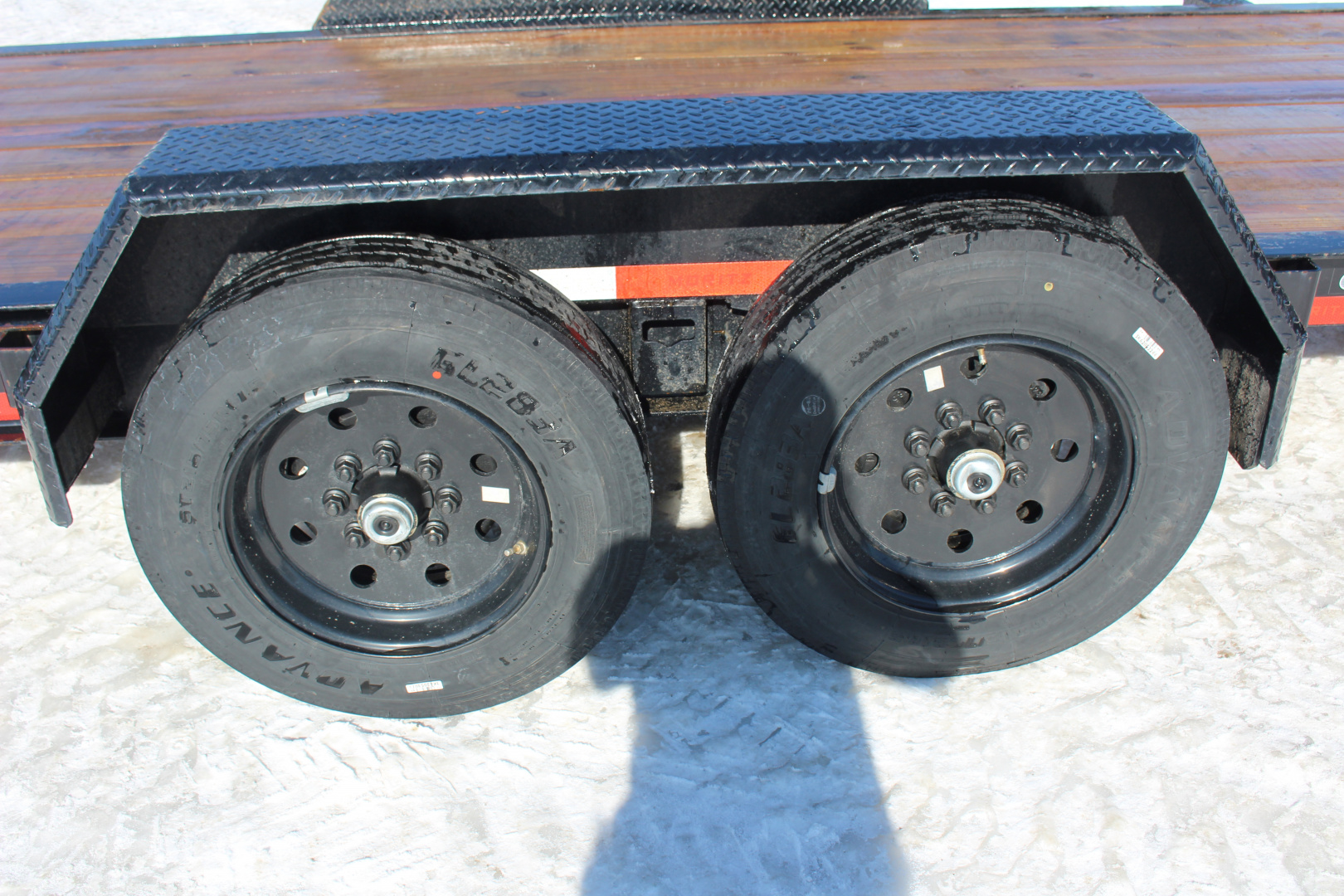 Used 2024 Moritz 7' x 16' + 4' Low Pro - Gravity Tilt - Tilt Trailer - 16000# GVW