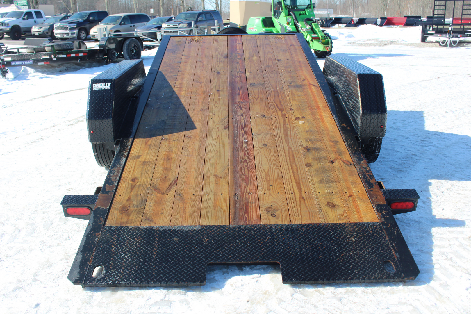 Used 2024 Moritz 7' x 16' + 4' Low Pro - Gravity Tilt - Tilt Trailer - 16000# GVW