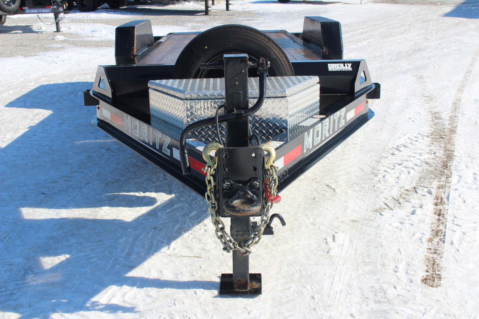 Used 2024 Moritz 7' x 16' + 4' Low Pro - Gravity Tilt - Tilt Trailer - 16000# GVW