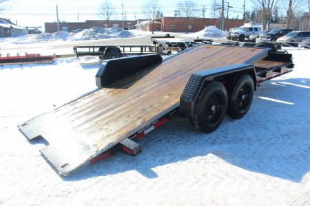 Used 2024 Moritz 7' x 16' + 4' Low Pro - Gravity Tilt - Tilt Trailer - 16000# GVW