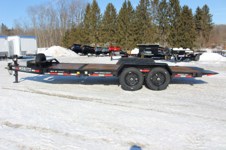 Used 2024 Moritz 7' x 16' + 4' Low Pro - Gravity Tilt - Tilt Trailer - 16000# GVW