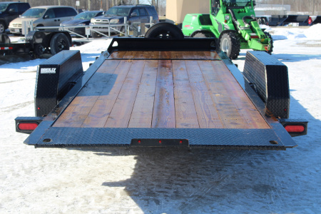 Used 2024 Moritz 7' x 16' + 4' Low Pro - Gravity Tilt - Tilt Trailer - 16000# GVW