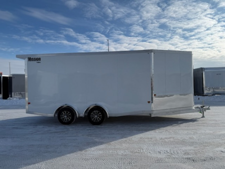 New 2026 Mission MES7.5X16+5 IF Snowmobile Trailer