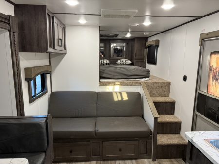 Used 2022 Bison Trailers SV8414-B SILVERADO Horse Trailer