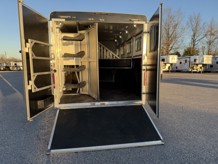 Used 2022 Bison Trailers SV8414-B SILVERADO Horse Trailer