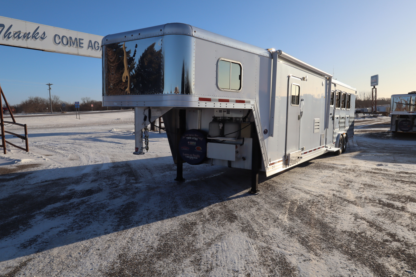 Used 2012 Featherlite Trailers 4Horse LQ Horse Trailer