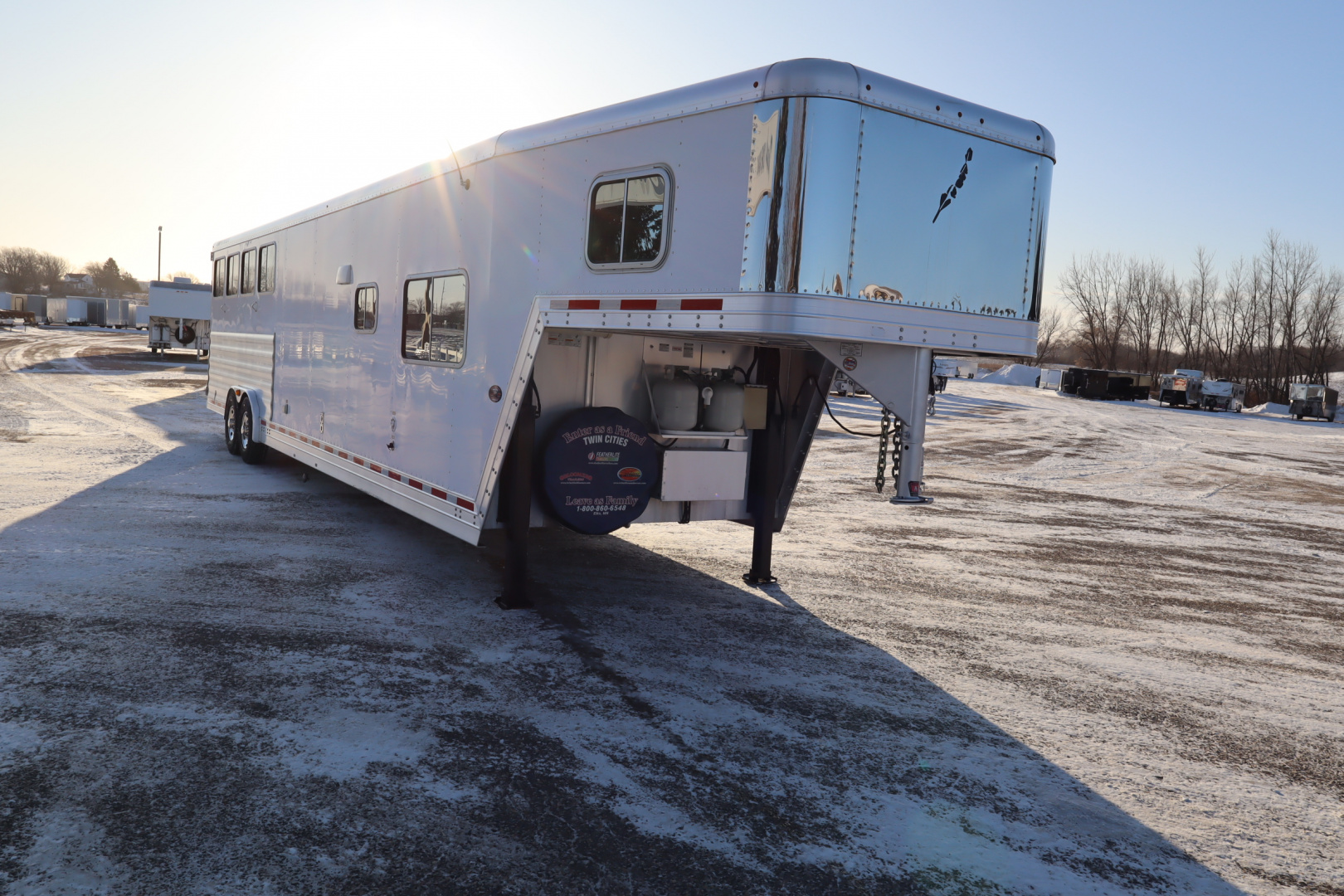 Used 2012 Featherlite Trailers 4Horse LQ Horse Trailer