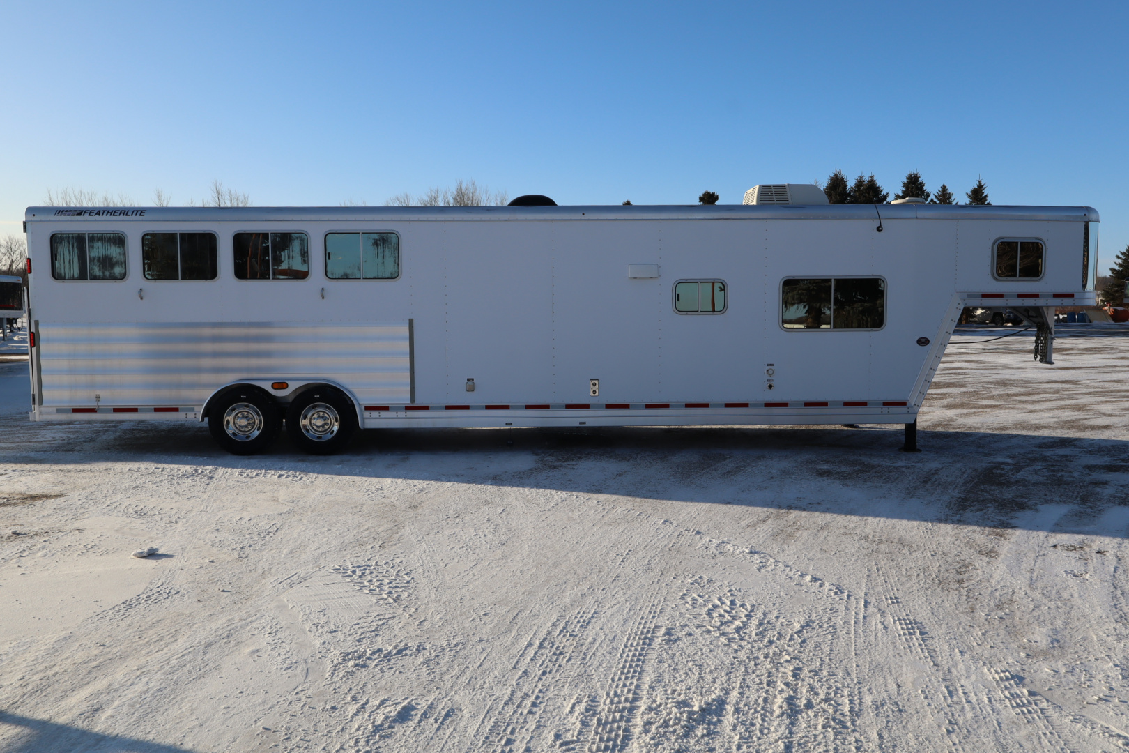 Used 2012 Featherlite Trailers 4Horse LQ Horse Trailer