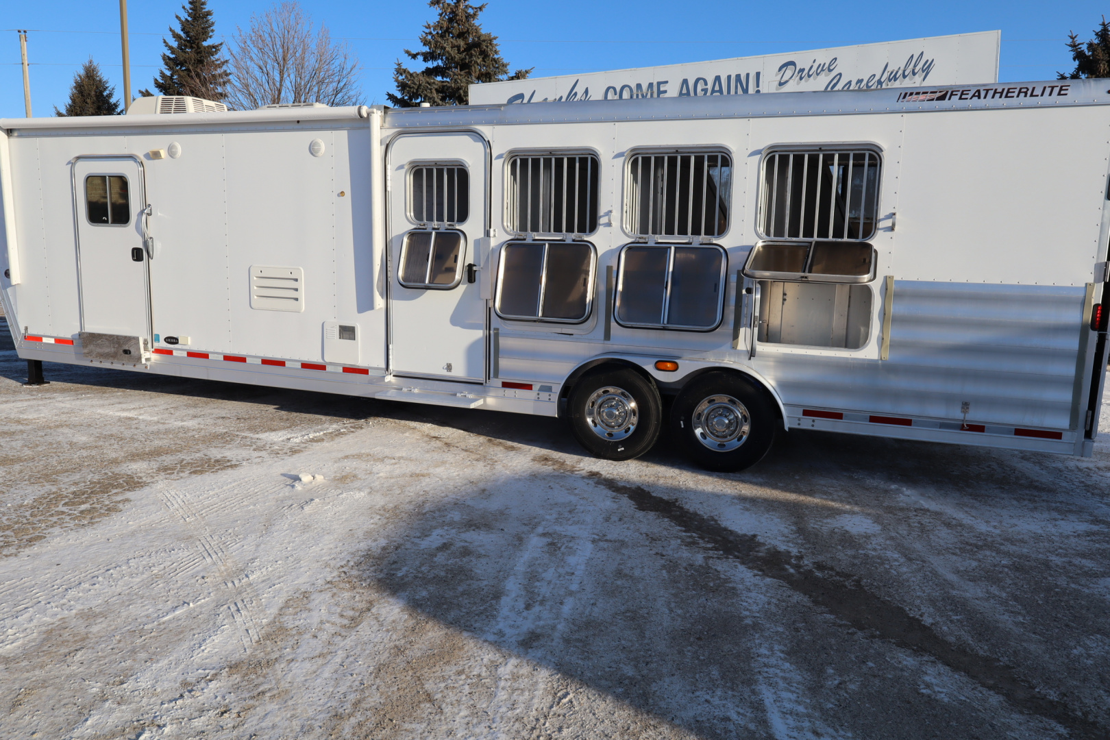 Used 2012 Featherlite Trailers 4Horse LQ Horse Trailer