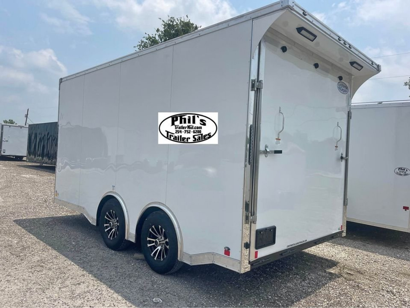 New CONTINENTAL CARGO 8.5 X 16 Cargo / Enclosed Trailer ALUMINUM WHEELS EXTRA HEIGHT GREAT FOR UTV! ONLY 1 AT THIS PRICE!