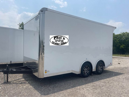 New CONTINENTAL CARGO 8.5 X 16 Cargo / Enclosed Trailer ALUMINUM WHEELS EXTRA HEIGHT GREAT FOR UTV! ONLY 1 AT THIS PRICE!